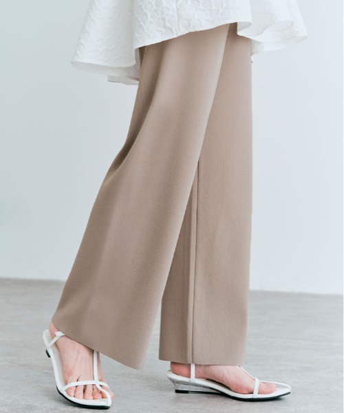 kirakiraShop(キラキラショップ)の「ストレッチ ストレート パンツ(その他パンツ・レディース・グレー/ミント/モカ/ブラック/ライトベージュ・M/L)」の3枚目の写真