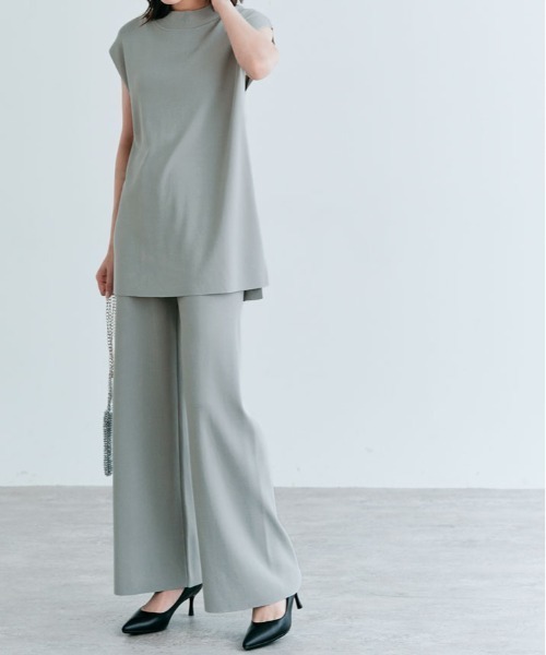 kirakiraShop(キラキラショップ)の「ストレッチ ストレート パンツ(その他パンツ・レディース・グレー/ミント/モカ/ブラック/ライトベージュ・M/L)」の14枚目の写真