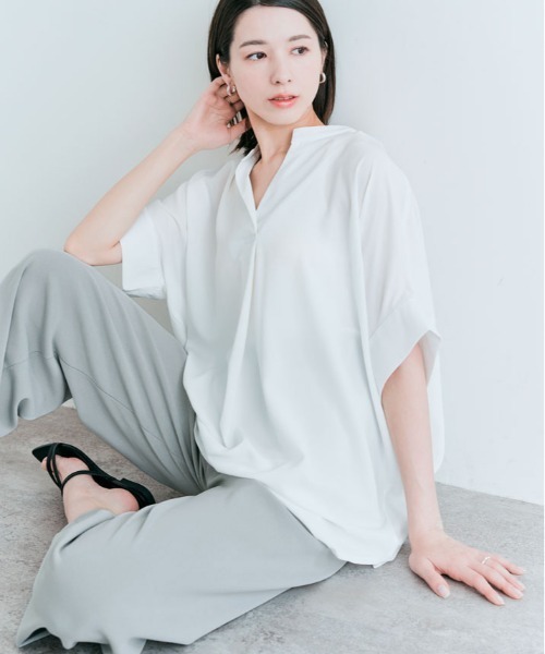 kirakiraShop(キラキラショップ)の「ストレッチ ストレート パンツ(その他パンツ・レディース・グレー/ミント/モカ/ブラック/ライトベージュ・M/L)」の19枚目の写真