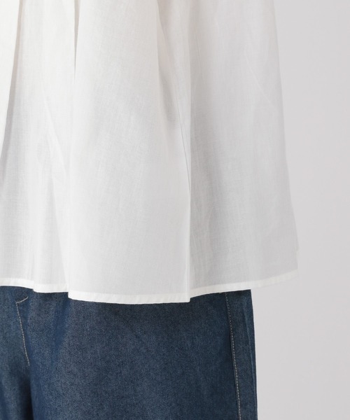 studio CLIP（スタディオクリップ）の「立体刺繍ブラウス（シャツ/ブラウス・レディース・オフホワイト/ブラック・FREE）」の11枚目の写真