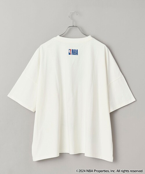 NBA（エヌビーエー）の「NBA別注ロゴアソートビッグTシャツ（Tシャツ/カットソー・レディース・ダークグレー/オフホワイト・FREE）」の17枚目の写真