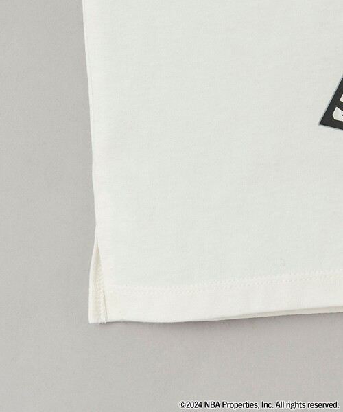 NBA（エヌビーエー）の「NBA別注ロゴアソートビッグTシャツ（Tシャツ/カットソー・レディース・ダークグレー/オフホワイト・FREE）」の22枚目の写真