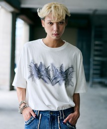 HARE | 【UNDERGROUND MODE】トライバルスプレーBIG-T(HARE)(Tシャツ/カットソー)