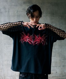 HARE | 【UNDERGROUND MODE】トライバルスプレーBIG-T(HARE)(Tシャツ/カットソー)