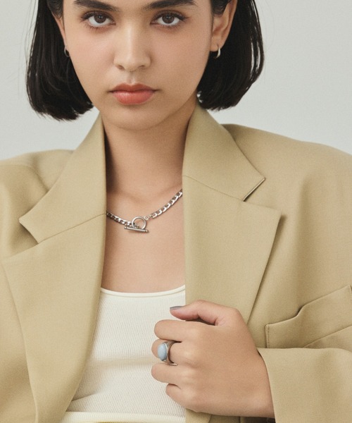 CENE(セネ)の「【CENE】セネ/ラウンドストーンリング(リング・レディース・シルバー・13号/11号/9号)」の3枚目の写真