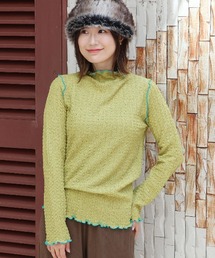 チチカカ | プクプクレースボトルネックTシャツ(Tシャツ/カットソー)