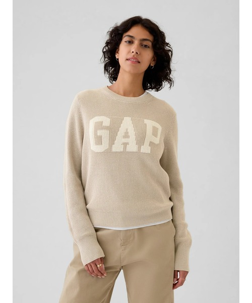 GAP(ギャップ)の「GAPロゴ インターシャセーター(ニット/セーター・レディース・ピンク/ベージュ/ネイビー・XXS/S/M/XS/L/XL)」の15枚目の写真