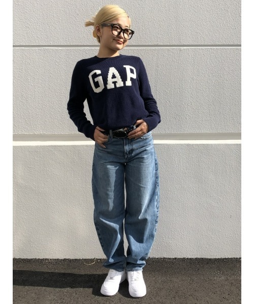 GAP(ギャップ)の「GAPロゴ インターシャセーター(ニット/セーター・レディース・ピンク/ベージュ/ネイビー・XXS/S/M/XS/L/XL)」の19枚目の写真
