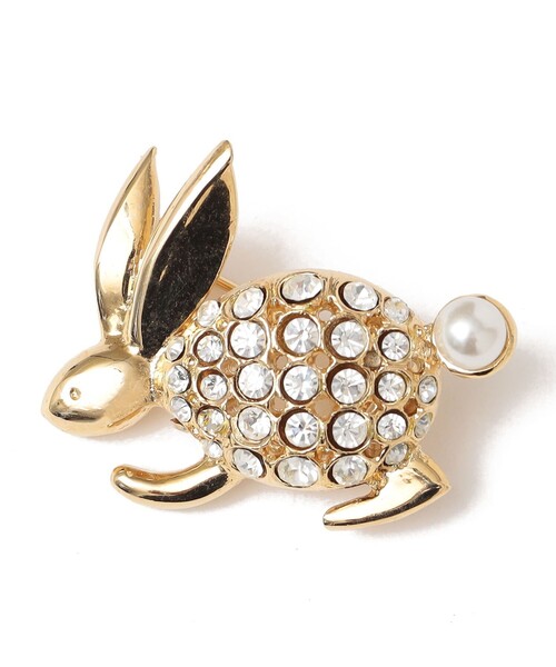 SHIPS any（シップス エニィ）の「SHIPS any: アニマル モチーフ ブローチ（ブローチ/コサージュ・レディース・ホワイト/ホワイト系その他・ONE SIZE）」の2枚目の写真