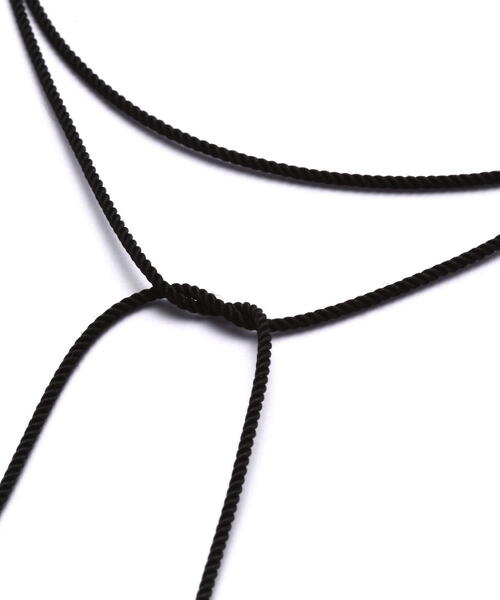 N.（N. Natural Beauty Basic）（エヌエヌナチュラルビューティーベーシック）の「◆リボンチョーカー（チョーカー・レディース・ブラック・ﾌﾘ-）」の5枚目の写真