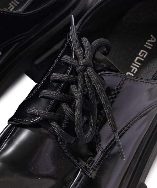 WHO'S WHO gallery(フーズフーギャラリー)の「【HiNT/ヒント】レースアップローファー(ローファー・レディース・ブラック・39/37/38)」の10枚目の写真