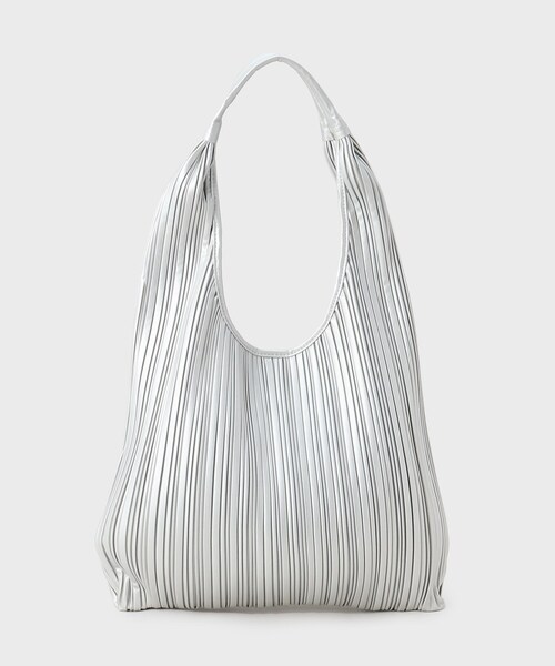 GALLEST(ギャレスト)の「◆ワンハンドルプリーツトート(トートバッグ・レディース・ブラック/シルバー・00)」の3枚目の写真