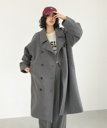 LEPSIM | ウーリーテックダブルロングコート 116899(その他アウター)