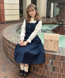 ビスチェレイヤード風ジャンパースカート/fint