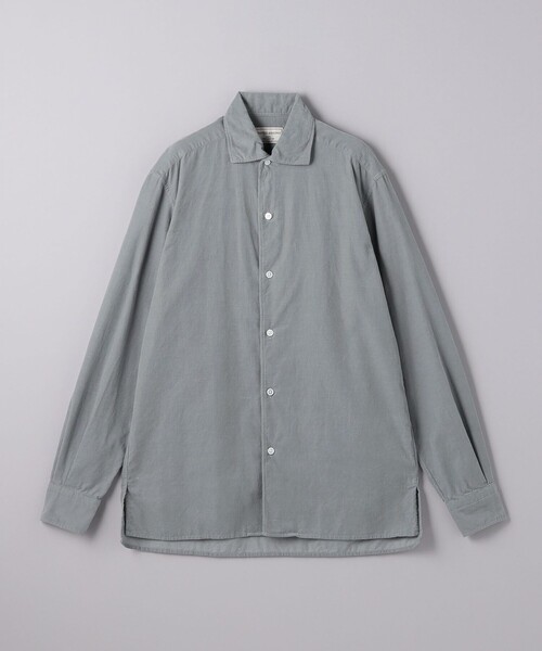 UNITED ARROWS（ユナイテッドアローズ）の「ALBINI/コーデュロイ ワンピースカラー シャツ（シャツ/ブラウス・メンズ・イエロー/ベージュ/ネイビー/ライトグレー・S/L/M/XL）」の21枚目の写真