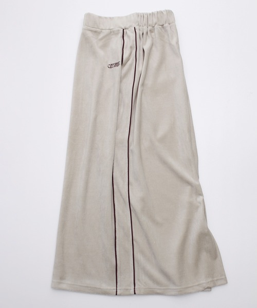 CONVERSE（コンバース）の「【CONVERSE/コンバース】 CVCベロアパイピングラインスカート（スカート・レディース・ネイビー/ブラウン/グレイッシュベージュ・M/L）」の12枚目の写真