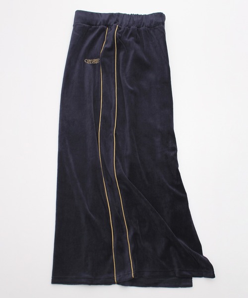 CONVERSE（コンバース）の「【CONVERSE/コンバース】 CVCベロアパイピングラインスカート（スカート・レディース・ネイビー/ブラウン/グレイッシュベージュ・M/L）」の9枚目の写真