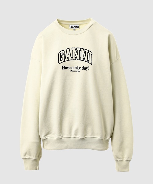 GANNI（ガニー）の「Isoli Ganni Oversized Sweatshirt（スウェット