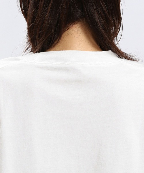 GLOBAL WORK Smile Seed Store（グローバルワーク スマイルシードストア）の「刺繍ロゴプルオーバー/七分袖/144049（Tシャツ/カットソー・レディース・ブラック/オフホワイト/チャコール・LARGE/SMALL/X-LARGE/MEDIUM）」の20枚目の写真