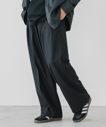 EDIFICE | 2WAYストレッチ ウールミックス ウルトラワイドイージーパンツ(スラックス)