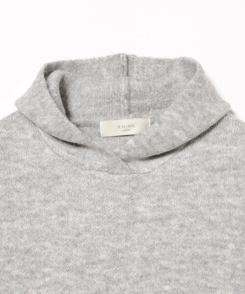 B:MING by BEAMS（ビーミングバイビームス）の「フーディ ニットベスト（ベスト・レディース・ブラウン/グレー・ONE SIZE）」の9枚目の写真