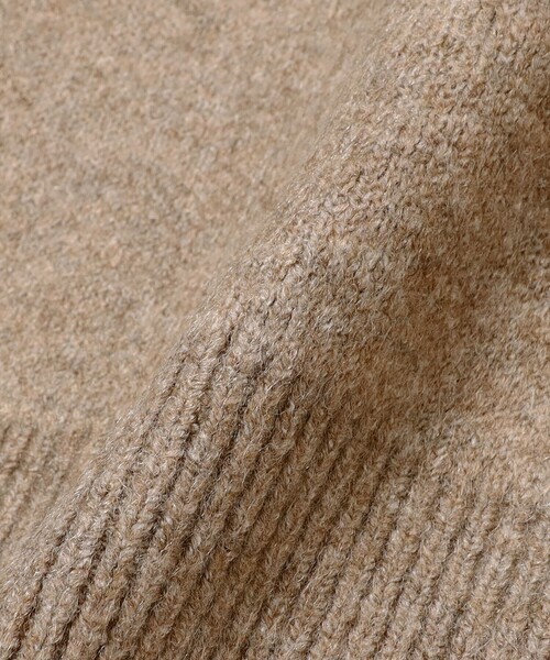 B:MING by BEAMS（ビーミングバイビームス）の「フーディ ニットベスト（ベスト・レディース・ブラウン/グレー・ONE SIZE）」の14枚目の写真