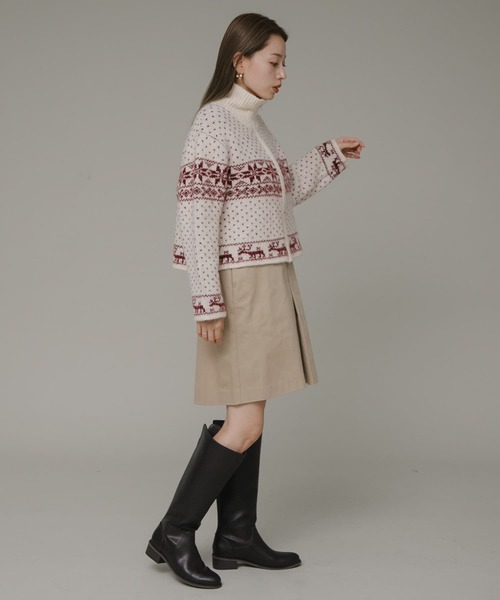 URBAN RESEARCH Sonny Label(アーバンリサーチサニーレーベル)の「インバーテッドプリーツハーフチノパンツ(その他パンツ・レディース・ベージュ/ネイビー・38/36)」の9枚目の写真