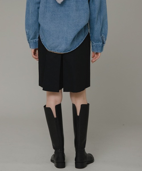 URBAN RESEARCH Sonny Label(アーバンリサーチサニーレーベル)の「インバーテッドプリーツハーフチノパンツ(その他パンツ・レディース・ベージュ/ネイビー・38/36)」の15枚目の写真