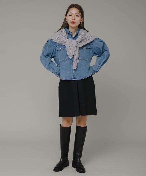 URBAN RESEARCH Sonny Label(アーバンリサーチサニーレーベル)の「インバーテッドプリーツハーフチノパンツ(その他パンツ・レディース・ベージュ/ネイビー・38/36)」の16枚目の写真