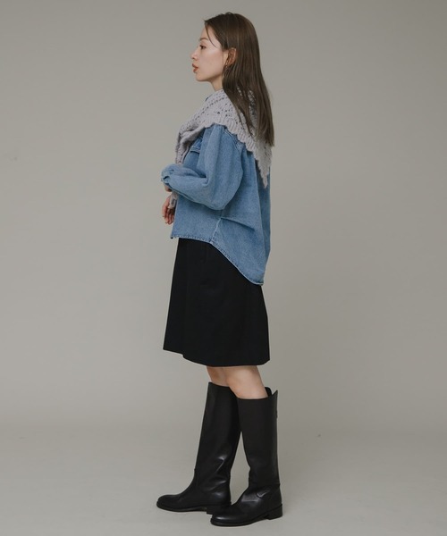URBAN RESEARCH Sonny Label(アーバンリサーチサニーレーベル)の「インバーテッドプリーツハーフチノパンツ(その他パンツ・レディース・ベージュ/ネイビー・38/36)」の17枚目の写真