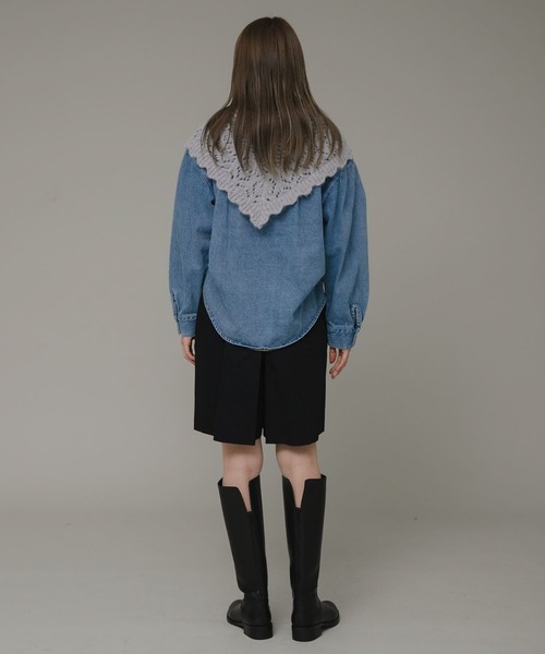URBAN RESEARCH Sonny Label(アーバンリサーチサニーレーベル)の「インバーテッドプリーツハーフチノパンツ(その他パンツ・レディース・ベージュ/ネイビー・38/36)」の19枚目の写真