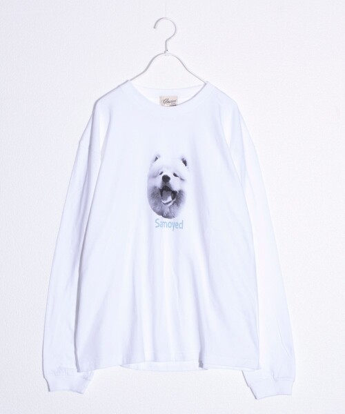 GLOSTER(グロスター)の「【新柄追加】【GLOSTER/グロスター】DOG&CAT 犬猫プリント クルーネックロンT(Tシャツ/カットソー・メンズ・ホワイト系その他4/ホワイト系その他2/ホワイト系その他3/ホワイト系その他/ホワイト系その他5/その他/ホワイト系その他6/ホワイト系その他7・S/L/M)」の14枚目の写真