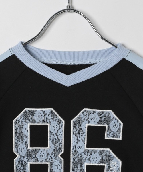 10C REPIPI（ジューシーレピピ）の「【10C REPIPI】レースナンバリングロンT（スウェット・キッズ・ブラック/グレー・130cm/120cm/110cm）」の9枚目の写真