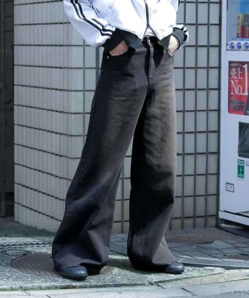 3.3 Field Trip （3.3フィールドトリップ）の「【UNISEX】3.3 Field Trip／ワイドヴィンテージデニム（デニムパンツ・レディース・スカイブルー/ブラック/クリアブルー/チャコール/その他6/その他5/その他1/その他2/その他3/その他4・MEDIUM/SMALL/LARGE）」の6枚目の写真