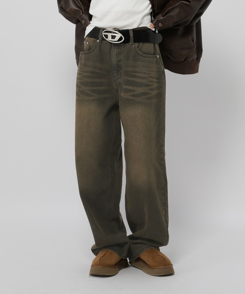 3.3 Field Trip （3.3フィールドトリップ）の「【UNISEX】3.3 Field Trip／ワイドヴィンテージデニム（デニムパンツ・レディース・スカイブルー/ブラック/クリアブルー/チャコール/その他6/その他5/その他1/その他2/その他3/その他4・MEDIUM/SMALL/LARGE）」の2枚目の写真