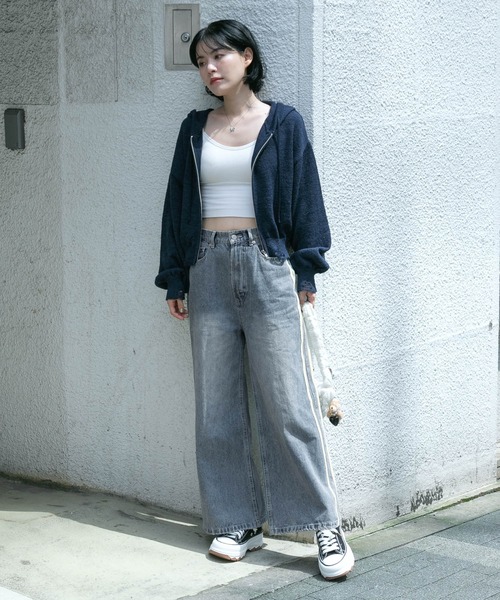 3.3 Field Trip （3.3フィールドトリップ）の「【UNISEX】3.3 Field Trip／ワイドヴィンテージデニム（デニムパンツ・レディース・スカイブルー/ブラック/クリアブルー/チャコール/その他6/その他5/その他1/その他2/その他3/その他4・MEDIUM/SMALL/LARGE）」の16枚目の写真