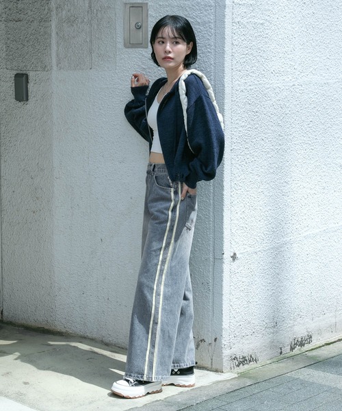 3.3 Field Trip （3.3フィールドトリップ）の「【UNISEX】3.3 Field Trip／ワイドヴィンテージデニム（デニムパンツ・レディース・スカイブルー/ブラック/クリアブルー/チャコール/その他6/その他5/その他1/その他2/その他3/その他4・MEDIUM/SMALL/LARGE）」の17枚目の写真