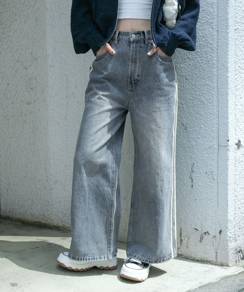 3.3 Field Trip （3.3フィールドトリップ）の「【UNISEX】3.3 Field Trip／ワイドヴィンテージデニム（デニムパンツ・レディース・スカイブルー/ブラック/クリアブルー/チャコール/その他6/その他5/その他1/その他2/その他3/その他4・MEDIUM/SMALL/LARGE）」の19枚目の写真