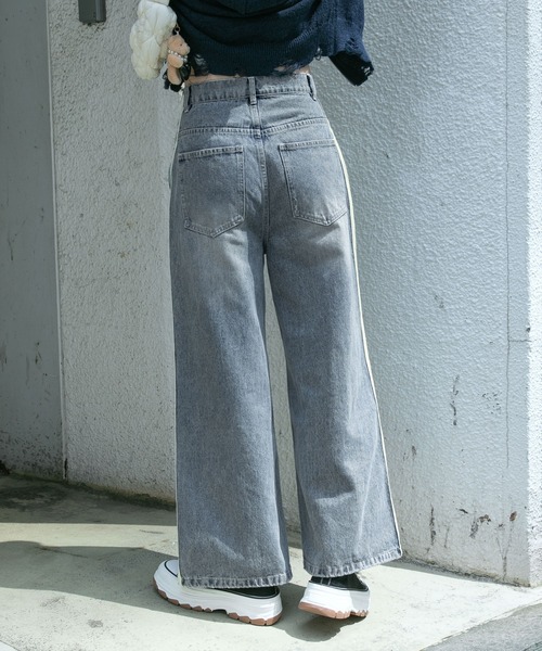 3.3 Field Trip （3.3フィールドトリップ）の「【UNISEX】3.3 Field Trip／ワイドヴィンテージデニム（デニムパンツ・レディース・スカイブルー/ブラック/クリアブルー/チャコール/その他6/その他5/その他1/その他2/その他3/その他4・MEDIUM/SMALL/LARGE）」の22枚目の写真