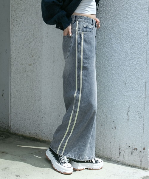 3.3 Field Trip （3.3フィールドトリップ）の「【UNISEX】3.3 Field Trip／ワイドヴィンテージデニム（デニムパンツ・レディース・スカイブルー/ブラック/クリアブルー/チャコール/その他6/その他5/その他1/その他2/その他3/その他4・MEDIUM/SMALL/LARGE）」の21枚目の写真