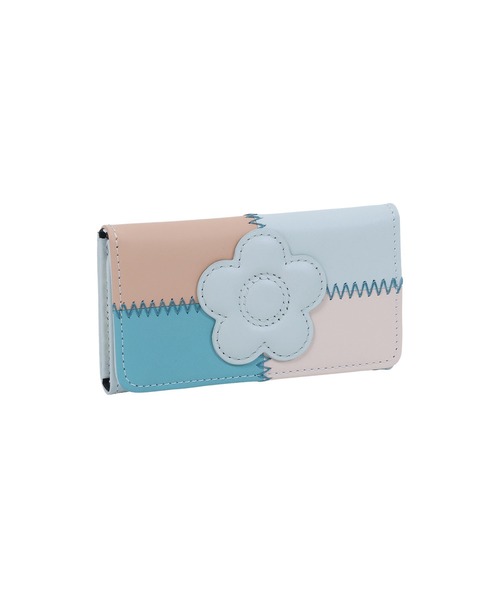 MARY QUANT(マリークワント)の「パッチワーク キーケース(キーケース/キーアクセサリー・レディース・テラコッタ/ブラック/ライトグリーン・FREE)」の7枚目の写真