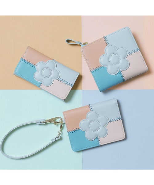 MARY QUANT(マリークワント)の「パッチワーク キーケース(キーケース/キーアクセサリー・レディース・テラコッタ/ブラック/ライトグリーン・FREE)」の10枚目の写真