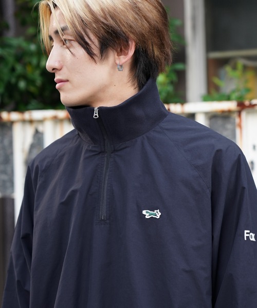 PENNEYS（ぺニーズ）の「PENNEY'S / ペニーズ THE FOX 1/4 ZIP GOLF JACKET フォックス ハーフジップ ゴルフジャケット（ブルゾン・メンズ・ネイビー/ブラック/グレー/レッド・SMALL/MEDIUM/LARGE）」の12枚目の写真
