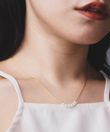 Os accessory（オズアクセサリー）の「【金属アレルギー対応】Os　-オズ-　パールネックレス（ネックレス）」