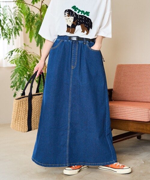 限定展開 FREAK'S STORE OUTDOORS クライミング デニム スカート