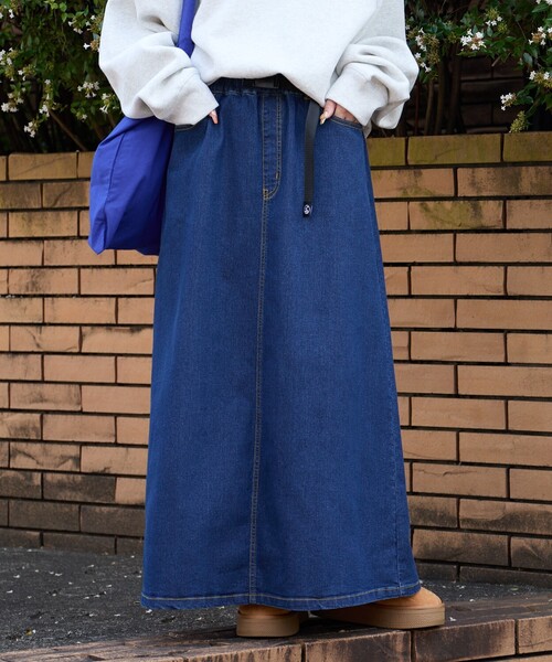 限定展開 FREAK'S STORE OUTDOORS クライミング デニム スカート