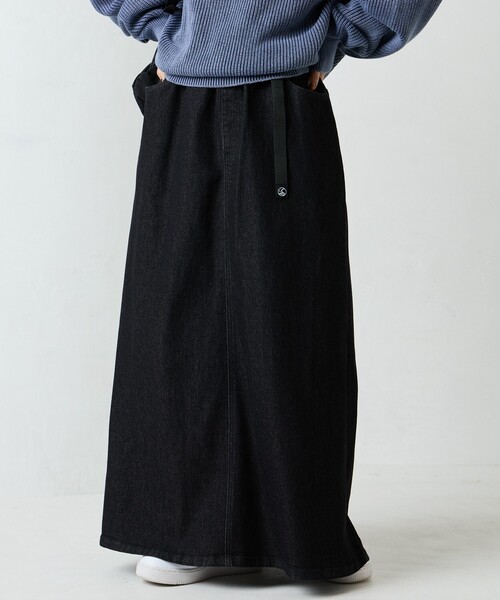 FREAK'S STORE（フリークスストア）の「限定展開　FREAK'S STORE OUTDOORS クライミング デニム スカート（デニムスカート・レディース・ネイビー/ブルー/ブラック・SMALL/MEDIUM）」の7枚目の写真