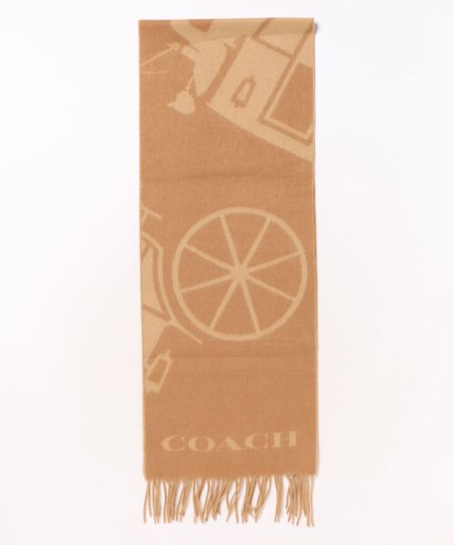 ホース アンド キャリッジ カシミヤ マフラー（マフラー）｜COACH