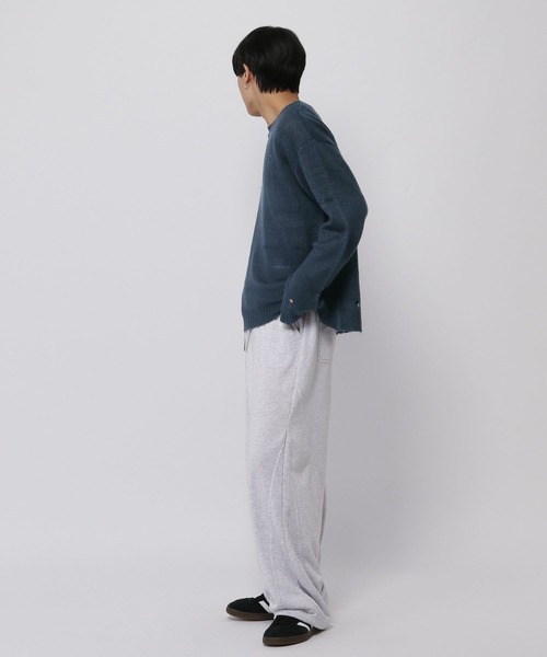 3.3 Field Trip (3.3フィールドトリップ)の「3.3 Field Trip/ダメージモヘアニット(ニット/セーター・メンズ・ネイビー/ブラック・FREE)」の10枚目の写真