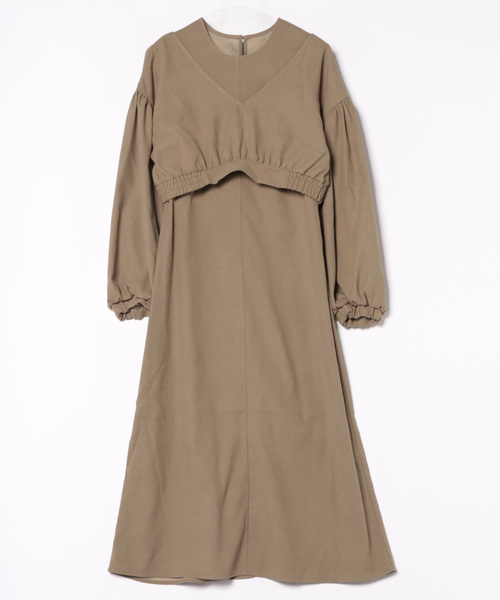 ピーチ起毛セットアップワンピース（ワンピース）｜STYLEBLOCK（スタイルブロック）